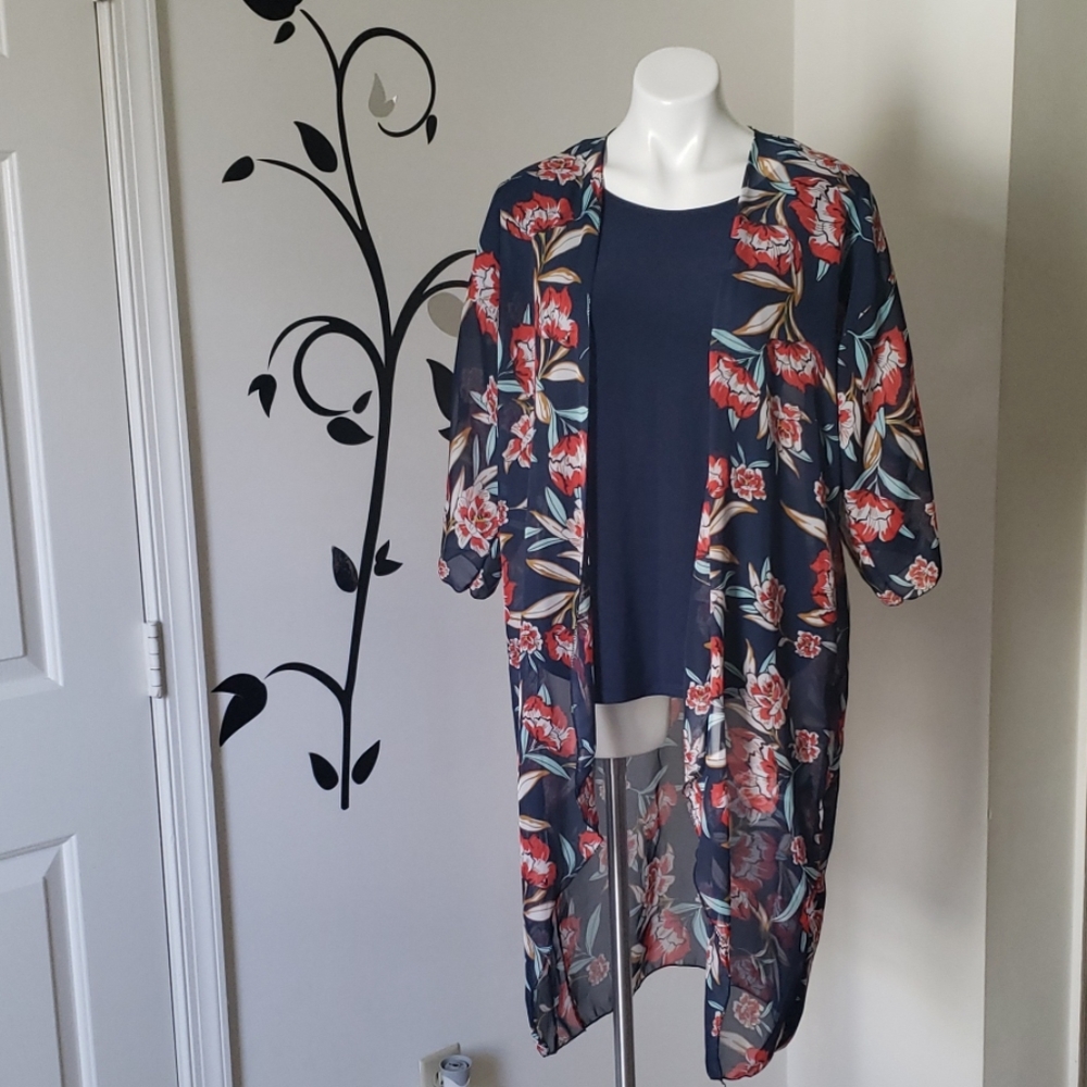 Floral Longbody Kimono